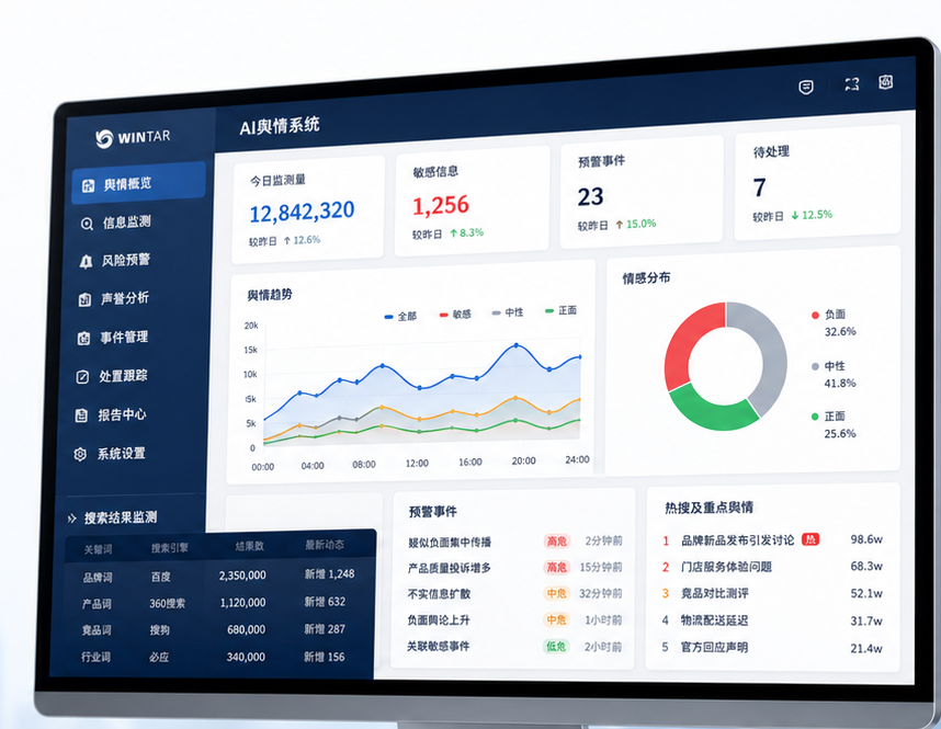 品牌舆情监测与声誉管理系统